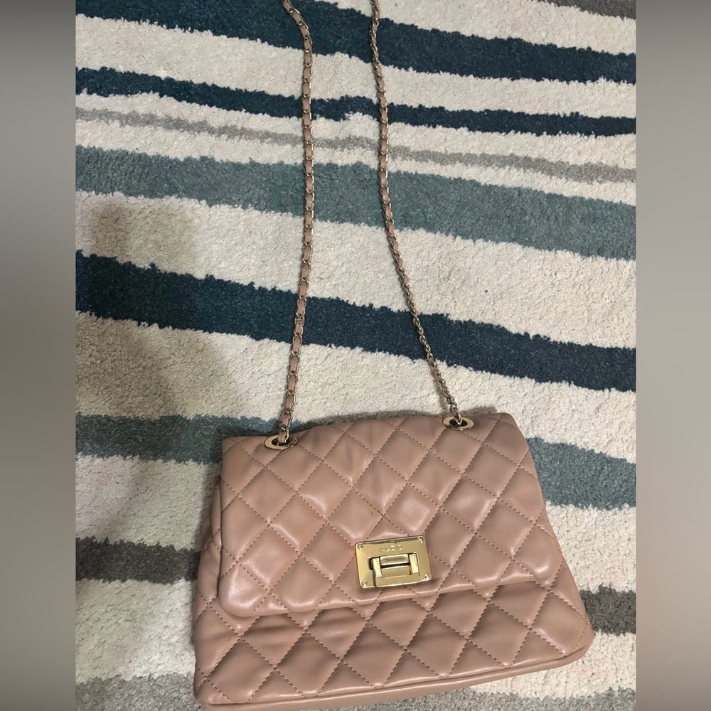 ALDO pale pink crossbody purse